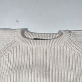 Vintage 90's Eddie Bauer Ribbed Knit Cream Sweater
