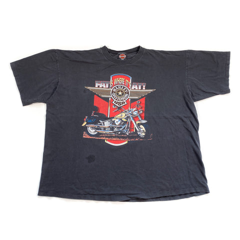 Vintage 1993 Harley Davidson Fat Boy Waynesboro VA T-Shirt