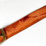 Vintage 70's Tooled Leather Eagle Belt