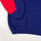 Vintage 90's MB 4807 Quarter Zip Alpine Knit Sweater