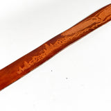 Vintage 70's Tooled Leather Eagle Belt