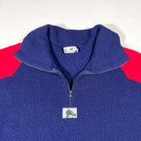 Vintage 90's MB 4807 Quarter Zip Alpine Knit Sweater