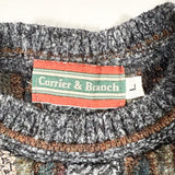 Vintage 90's Carrier & Branch 3D Textured Knit Sweater