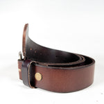Vintage Y2K Brown Genuine Leather Belt