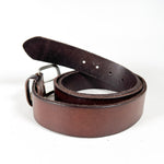 Vintage Y2K Brown Genuine Leather Belt