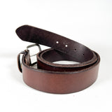 Vintage Y2K Brown Genuine Leather Belt