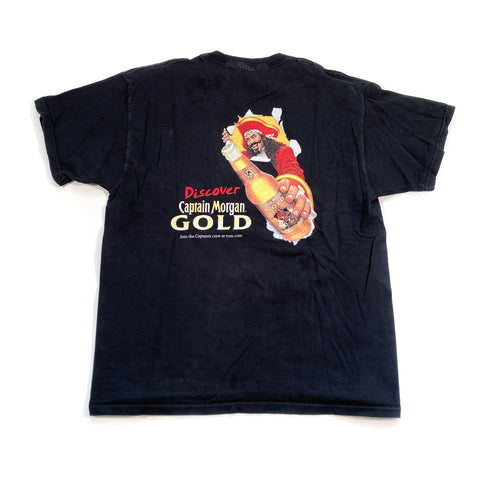 Vintage 90's Captain Morgan Gold Beer T-Shirt