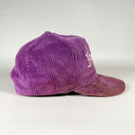 Vintage 80's Hoosier Racing Tire Purple Corduroy Hat