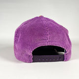 Vintage 80's Hoosier Racing Tire Purple Corduroy Hat