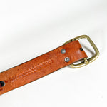 Vintage 70's Western Tooled Floral Leather Belt