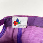 Vintage 80's Hoosier Racing Tire Purple Corduroy Hat