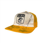 Vintage 80's Bass Official Autographed Trucker Hat