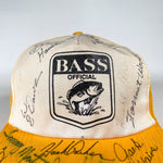 Vintage 80's Bass Official Autographed Trucker Hat