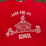 Vintage 80's Jack and Jill School Kids Sweatshirt