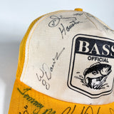 Vintage 80's Bass Official Autographed Trucker Hat