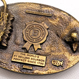 Vintage 1996 Jim Beam Kentucky Belt Buckle