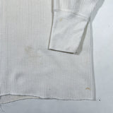 Vintage 80’s Blank White Thermal Waffle Knit Shirt