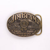 Vintage 1993 Jim Beam Limited Edition Brass Belt Buckle