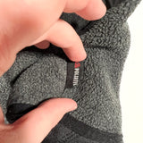 Vintage 90's Eddie Bauer Gray Polartec Fleece Quarter Zip Sweatshirt