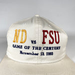 Vintage 1993 ND vs. FSU Game of the Century Hat