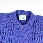 Vintage 80's Barnas Mòr Irish Wool Fisherman Sweater