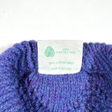 Vintage 80's Barnas Mòr Irish Wool Fisherman Sweater