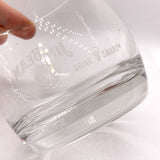 Vintage 90's Jim Beam Etched Logo Rocks Glass