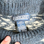 Vintage 90's Lands' End Wool Roll-Neck Sweater