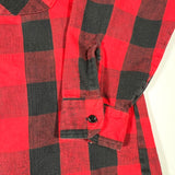 Vintage 80’s Rugged Wear Buffalo Plaid Heavy Cotton Flannel Shirt