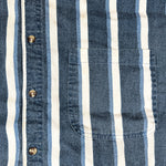 Vintage 90's Oak Trail Sportswear Vertical Striped Button Up Shirt