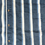 Vintage 90's Oak Trail Sportswear Vertical Striped Button Up Shirt