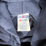 Vintage Y2K Jerzees NuBlend Blank Navy Blue Hoodie Sweatshirt