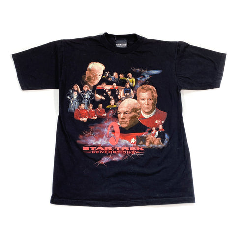 Vintage 1994 Star Trek Generations Rap Tee T-Shirt