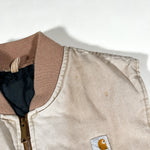Vintage 90’s Carhartt Sandstone Duck Quilted Vest