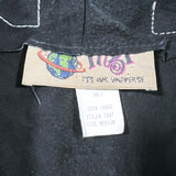 Vintage 90’s MGR Goth Black Suede Mini Skirt