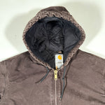 Modern 2008 Carhartt J130 Brown Duck Quilted Active Jacket