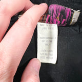 Vintage 90’s MGR Goth Black Suede Mini Skirt