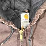 Modern 2008 Carhartt J130 Brown Duck Quilted Active Jacket