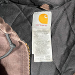 Modern 2008 Carhartt J130 Brown Duck Quilted Active Jacket