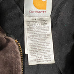 Modern 2008 Carhartt J130 Brown Duck Quilted Active Jacket
