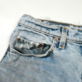 Vintage 1995 Levi’s 550 Distressed Cutoff Denim Shorts