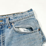 Vintage 1995 Levi’s 550 Distressed Cutoff Denim Shorts
