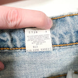 Vintage 1995 Levi’s 550 Distressed Cutoff Denim Shorts