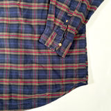 Vintage 90’s Nautica Plaid Flannel Button-Up Shirt