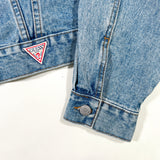 Vintage 90’s Guess Jeans USA Made Cropped Denim Jacket