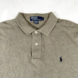 Vintage 90’s Polo by Ralph Lauren Heather Gray Piqué Polo Shirt