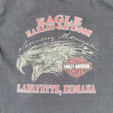 Vintage Y2K Harley Flame Eagle Lafayette IN T-Shirt