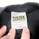 Vintage 90’s Tultex USA Made Black Blank Crewneck Sweatshirt