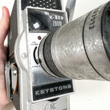 Vintage 1963 Keystone K-808 Zoom 8mm Film Camera