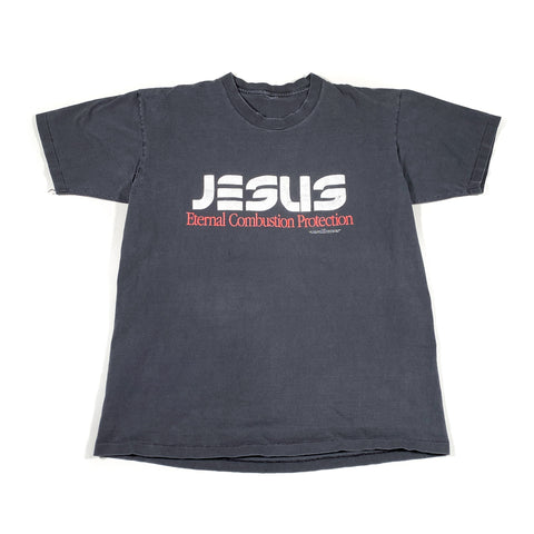 Vintage 90's Jesus Eternal Combustion Protection T-Shirt